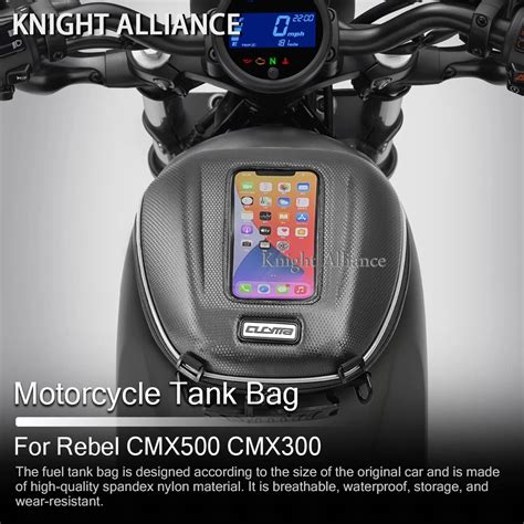 Bolsa Para Tanque De Combustible Equipaje Para Honda Rebel Cmx Cmx