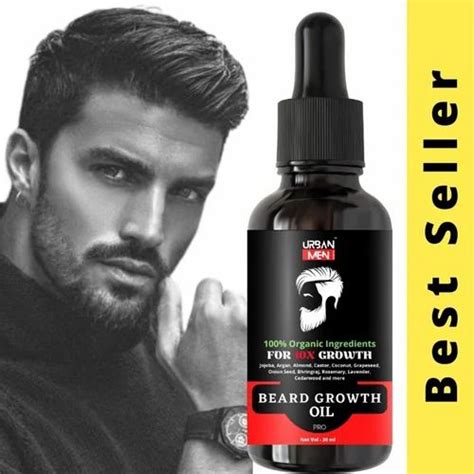 Urban Men Natural Beard Growth Oil Best Beard Oil For Men Beard