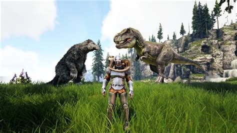 Taming High Level Rex Megatherium For Boss Fight Ark Survival