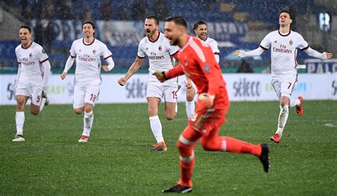 Coppa Italia Lazio Milan Si Decide Ai Rigori Rossoneri In Finale