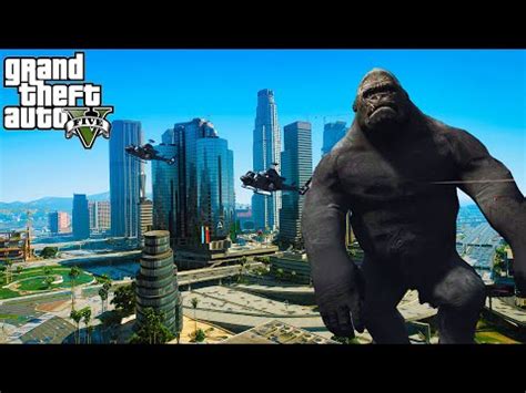 Playing As King Kong Mod Gta Mods Gameplay Youtube