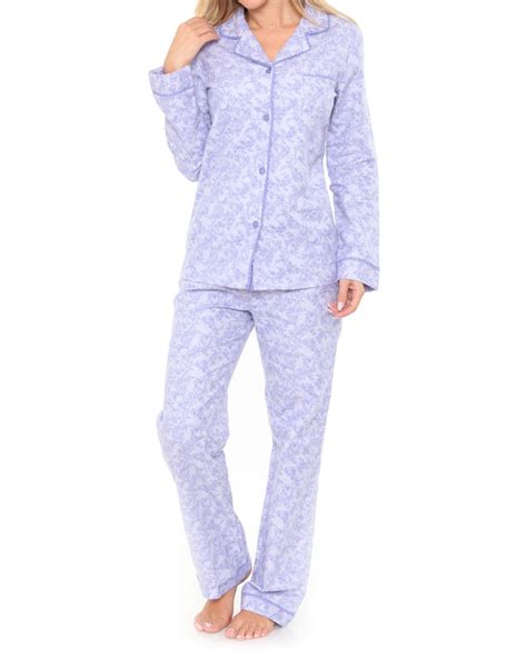 Purple Paisley Flannel Pajama Set The Shopping Bag