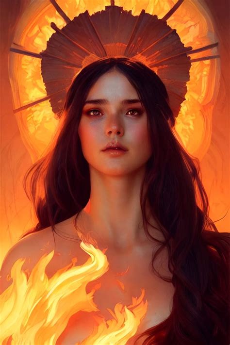 Hestia, Goddess of the Hearth🔥 | Greek and roman mythology, Greek mythology art, Greek goddess art