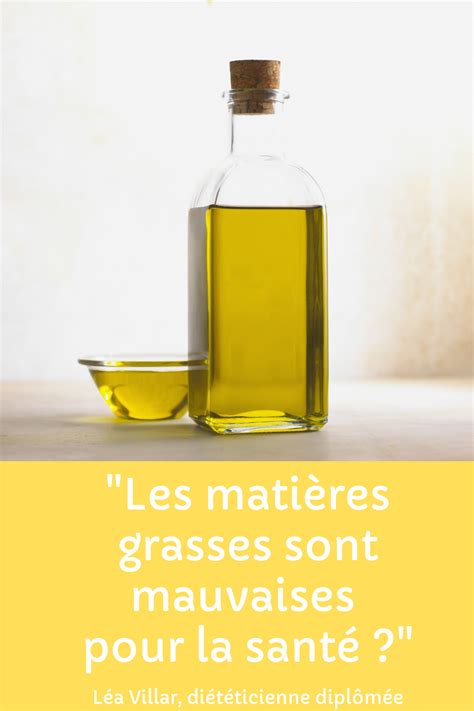 [cliché] Les Matières Grasses Sont Mauvaises Pour La Santé En 2021