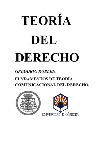 Lecciones Teoria Del Derecho Pdf