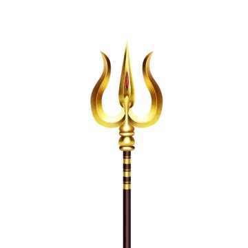 Golden Lord Shiva Trishul Trishul Trishula Art Shiva Linga Png