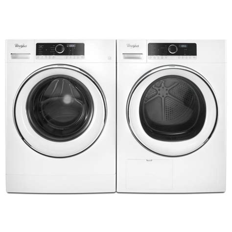 Whirlpool WHD5090GW True Ventless Heat Pump 4.3-cu ft Stackable Ventless Electric Dryer (White ...