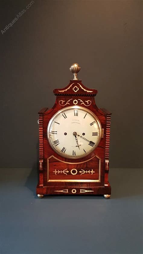 Antiques Atlas William IV Rosewood Double Fusee Bracket Clock