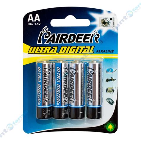 Pilas Pairdeer Ultra Digital Alkaline AA Cont 4 Unidades Punto Farma