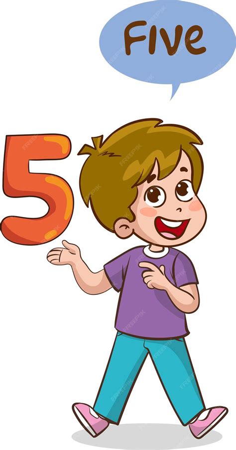 premium vector teaching numbers  children