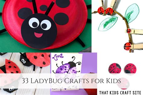 33 Cutest Ladybug Crafts for Kids - That Kids' Craft Site