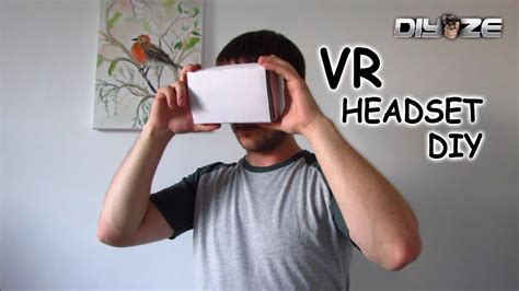 How To Make Vr Headset At Home Using Household Items Youtube