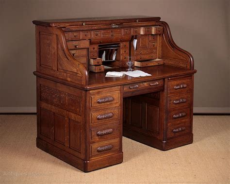 Large Oak Roll Top Desk C Antiques Atlas