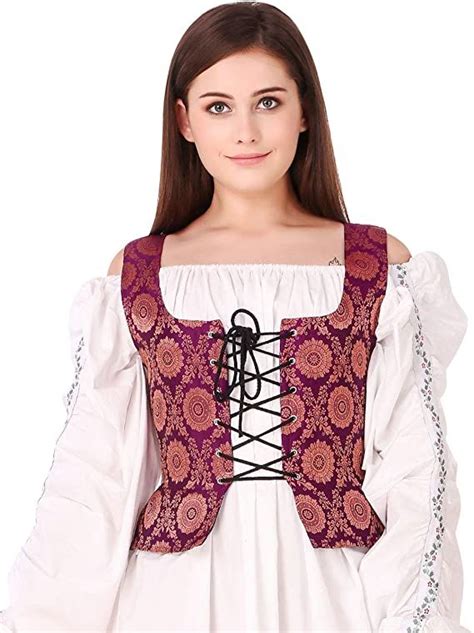 Medieval Wench Pirate Renaissance Cosplay Costume Reversible Peasant