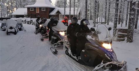 Rovaniemi Safari en moto de nieve por el Círculo Polar Ártico