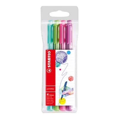 Stabilo PointMax Bright 4 Color Pen Wallet Set Michaels