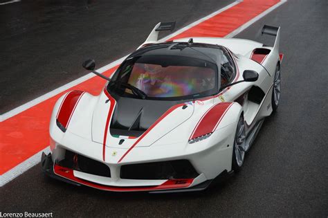 Gorgeous White Ferrari FXX K Stuns At Spa GTspirit