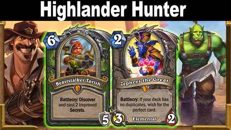 My Best Highlander Hunter Deck In The Whole Wild Ranked Fractured In Alterac Valley