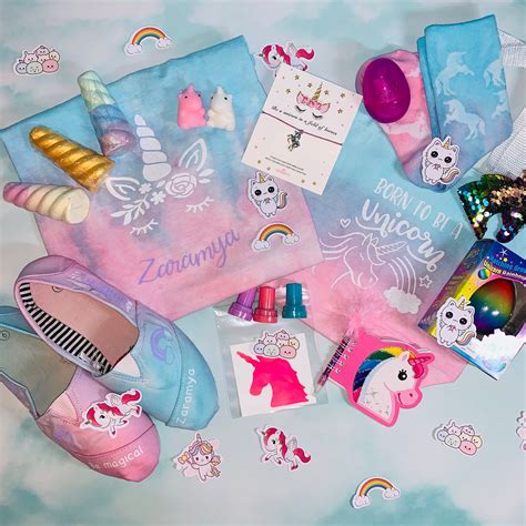 Personalized Unicorn Bundle Gift Set Etsy