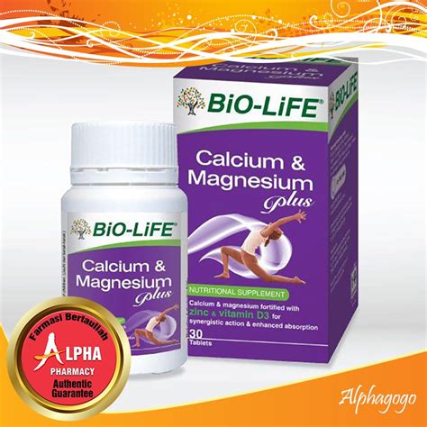 Bio Life Calcium Magnesium Plus 30 Tablets 2 X 30 Tablets Shopee Malaysia