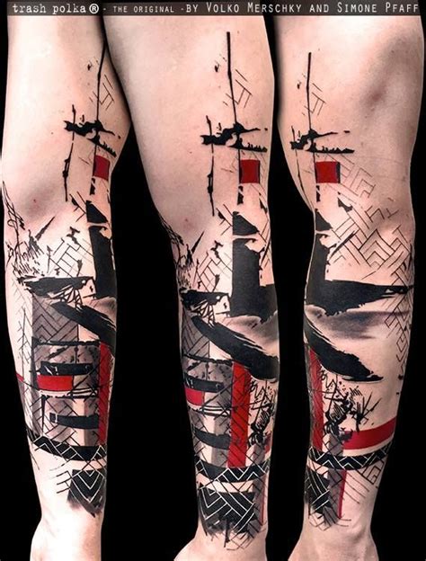 Trash Polka Tattoo By Simone Pfaff And Volko Merschky Tatuajes