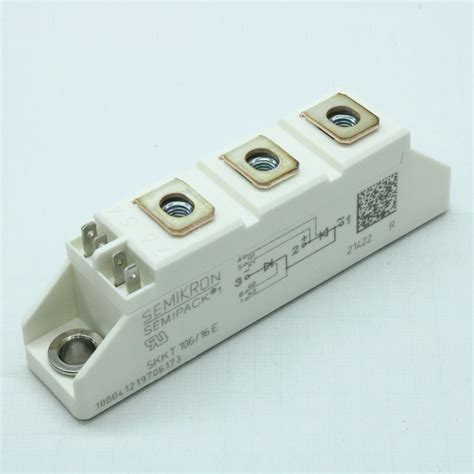 SKKT106A/16E, Силовой тиристорный модуль Semikron Elektronik GmbH ...