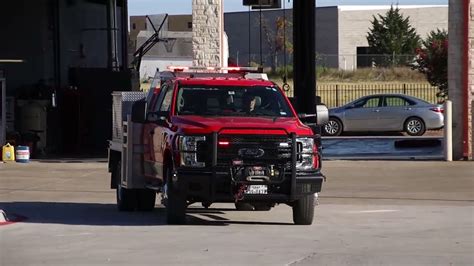 [melissa Fire Department] Peaked Q Air Horn Engine 1 And Brush 1 Responding To A Grass Fire