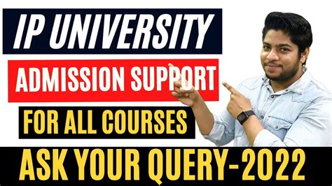 Ip University Admission Support How To Apply Selection Process