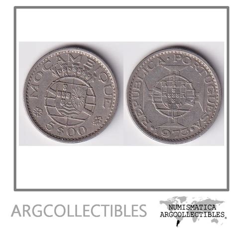 Mozambique Moneda Escudos Niquel Km Vf Argcollectibles