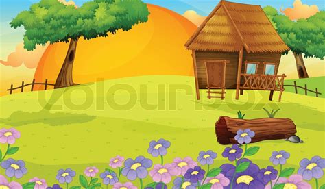 farm house | Stock vector | Colourbox