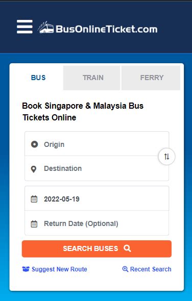 How to Book Your Bus, Train, Ferry Ticket | BusOnlineTicket