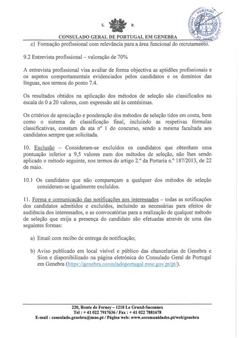 Aviso De Abertura De Procedimento Concursal Notícias O Consulado