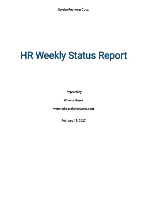 HR Report Templates In Microsoft Word DOC Template Net