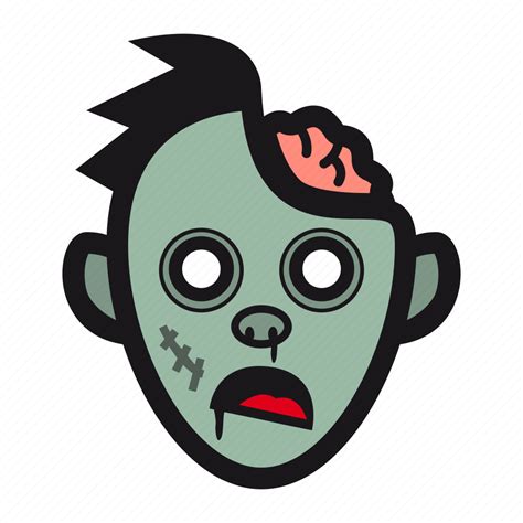 Brain Halloween Monster Undead Zombie Icon Download On Iconfinder