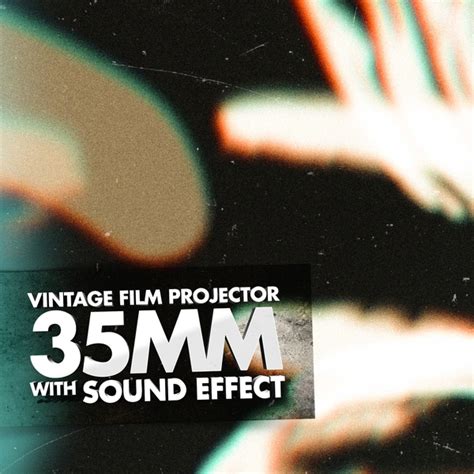 VINTAGE Film PROJECTOR, 35mm with SOUND EFFECT