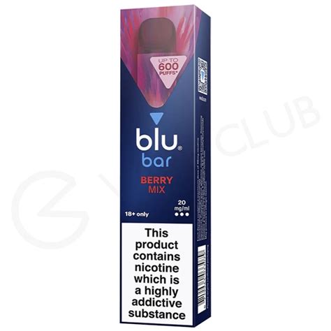 Berry Mix Blu Bar Disposable Vape 3 For £12