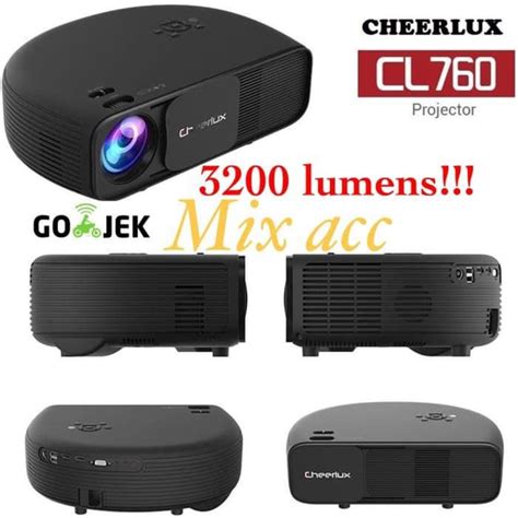 Jual Proyektor Cheerlux Cl Wifi Android Projector All In