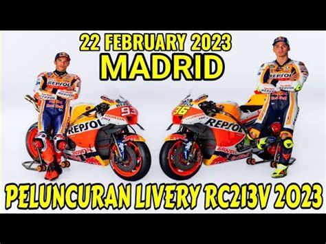 Peluncuran Livery Team Repsol Honda Motogp Marc Marques Merasa