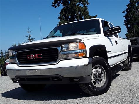 A12g 2000 Gmc Sierra 2500 Ext Cab 4x4 White 394534 Km No Reserve