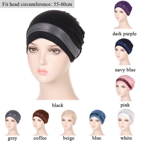 Islam Female Headband Inner Hijab Hat Turban Cap Muslim Hat Chemo Cap