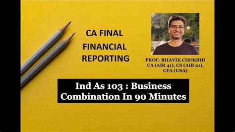 Ind As Business Combination Full Revision In Minutes Ca Final