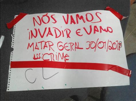 Comando Vermelho picha escola ameaças a funcionários Ipu Post