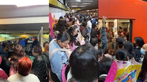 Caos En Línea 3 Del Metro Cdmx Entre Estaciones Saturadas Olor A