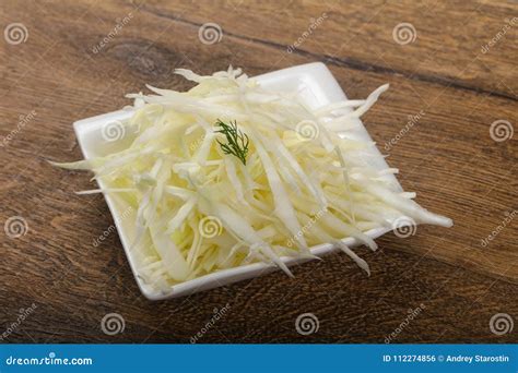 Shredded cabbage stock photo. Image of ingredient, cabbage - 112274856