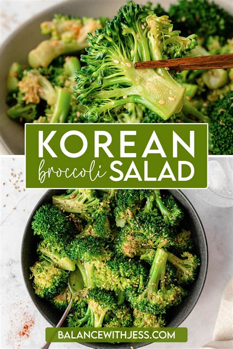 Korean Broccoli Salad Balance With Jess