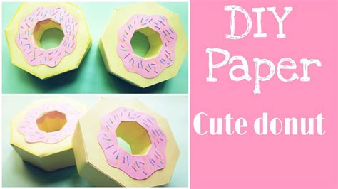 How To Make Donut With Paper DIY Paper Bakery Food DIY Paper