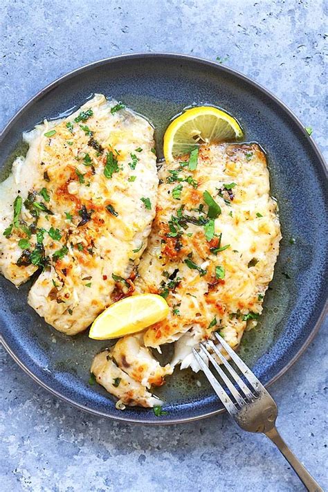 Lemon Parmesan Tilapia Best Tilapia Recipes Rasa Malaysia