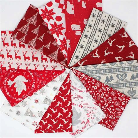 12 Fat Quarters Christmas Bundle 2 Overdale Fabrics