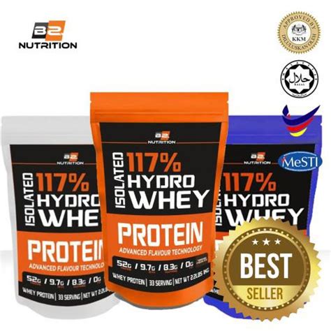 Local Ready Stocks Halal Certified BS Nutrition Hydrowhey Whey