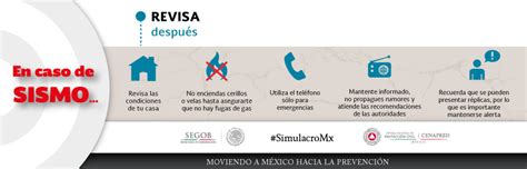 Sict M Xico On Twitter En Caso De Sismo Mantente Alerta Recuerda Que